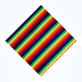 Polyester Rainbow Bar Serviette carrée Hiphop de plein air Vent Grand Intestine Polyester Coton Ha
