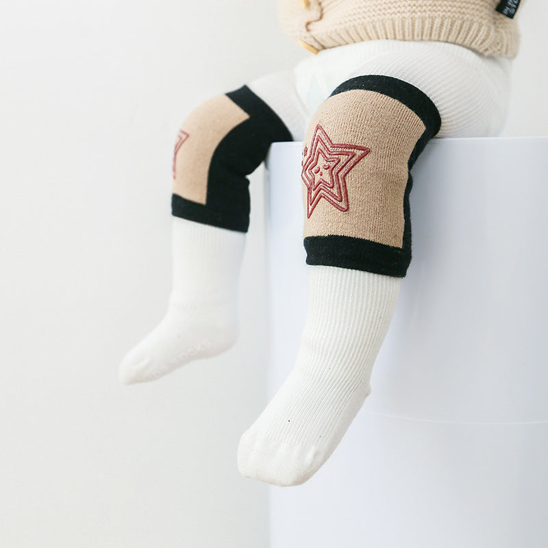 Printemps et été bébé à chevaucher la protection d'automne apprendre à marcher Bump Proof Crawling Knee Cov
