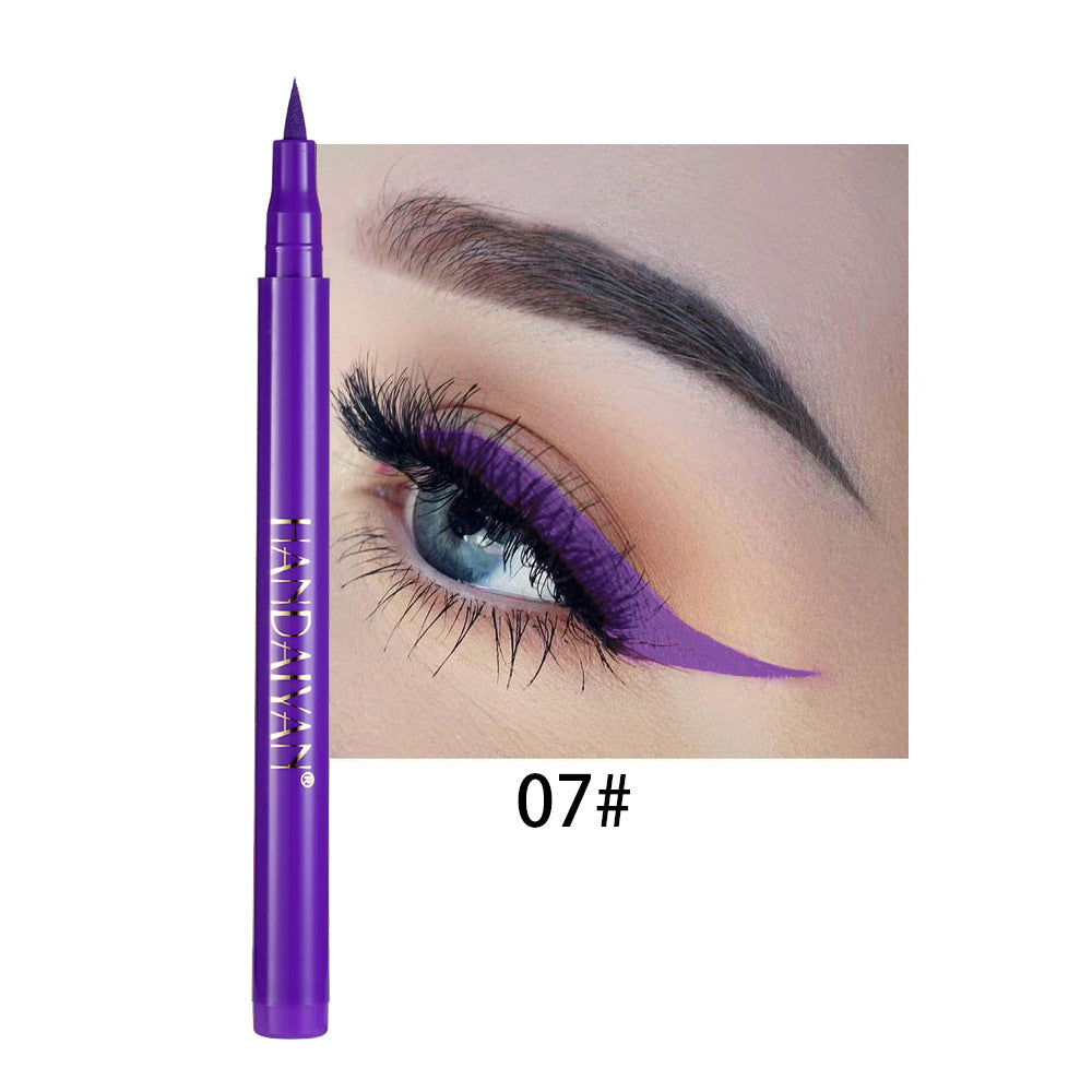La peinture de couleur bricolage n'est pas facile à masquer Eyeliner mat