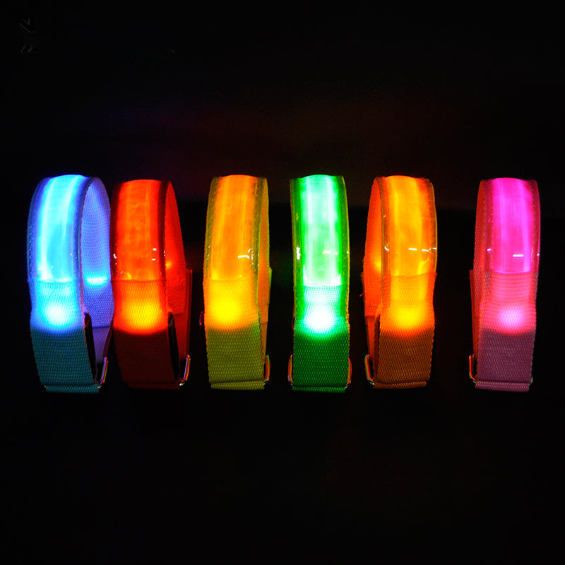 Ceinture de bras de course lumineuse