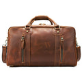 Retro Sac de voyage à courte distance Véritables hommes en cuir
