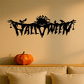 CIFbuy Gothic Halloween Metal Wall Art Decor pour salon chambre à coucher Spooky intérieur gothique
