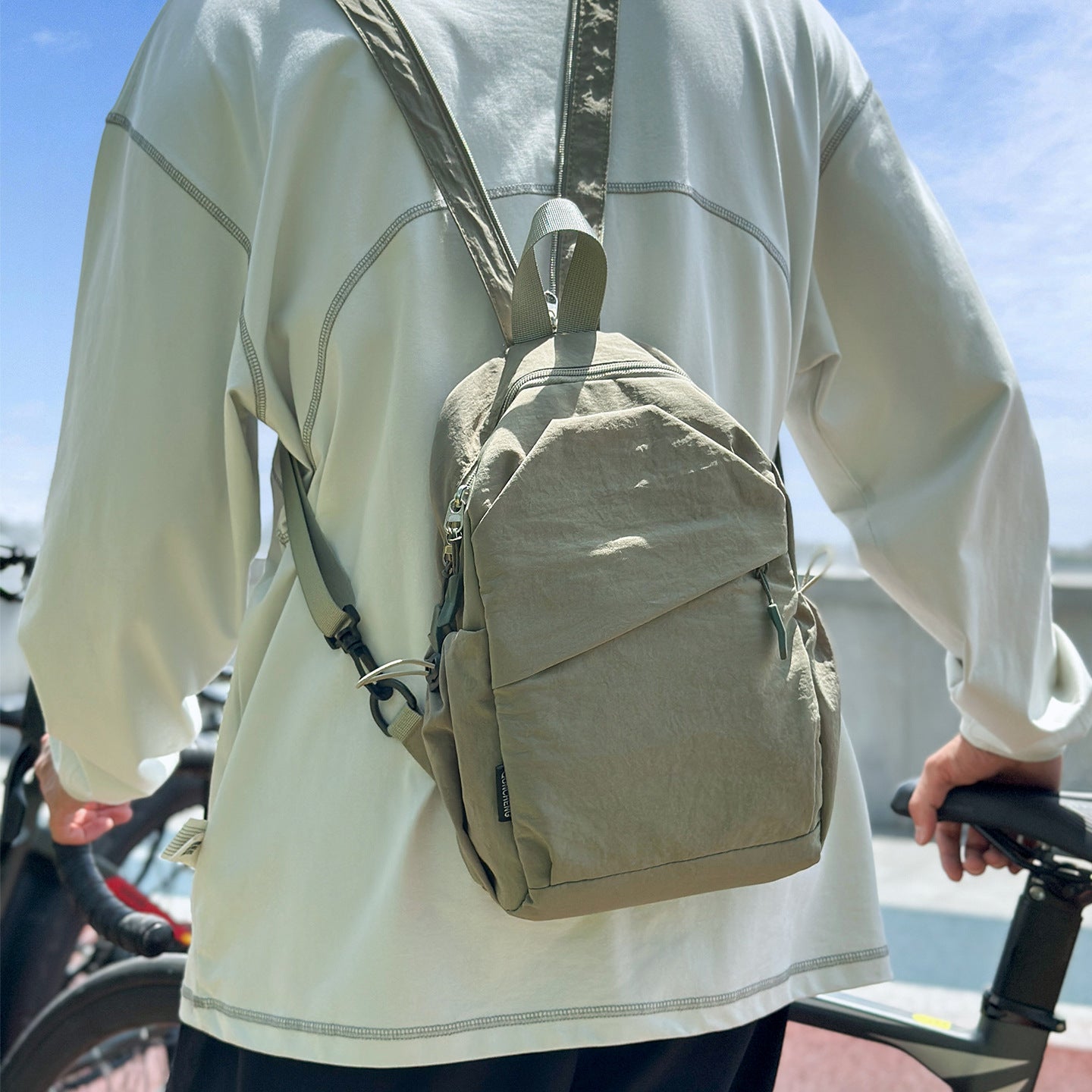 Sac transverse portable Sac à épaule multifonctionnel