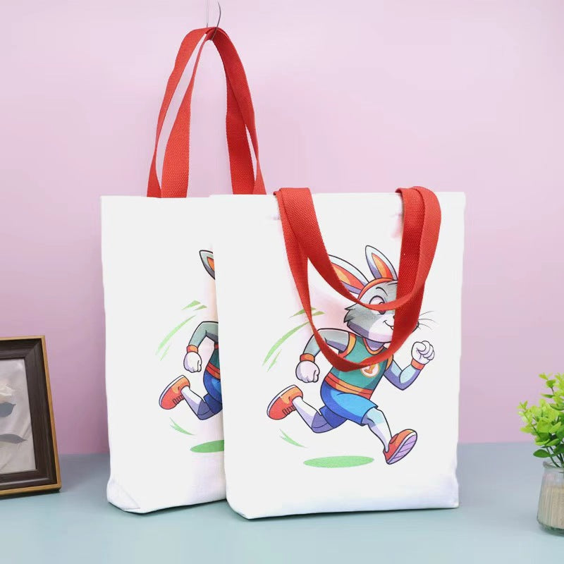 Creative Imprimé Tout Coton Combustible Canvas Sac