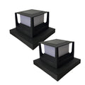 Lampe solaire extérieure Pilier Accueil Cour