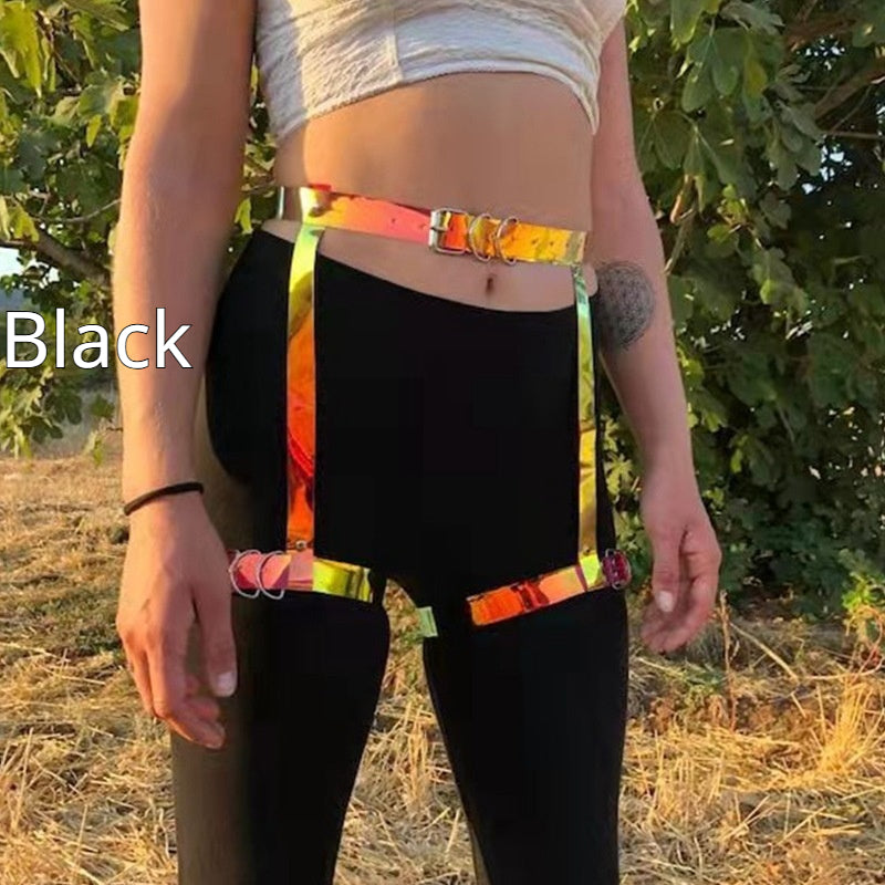 Anneau de jambe et accessoires de ceinture colorés