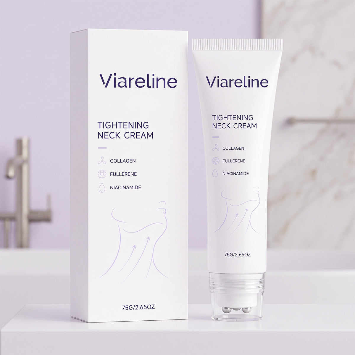 Compact neck cream