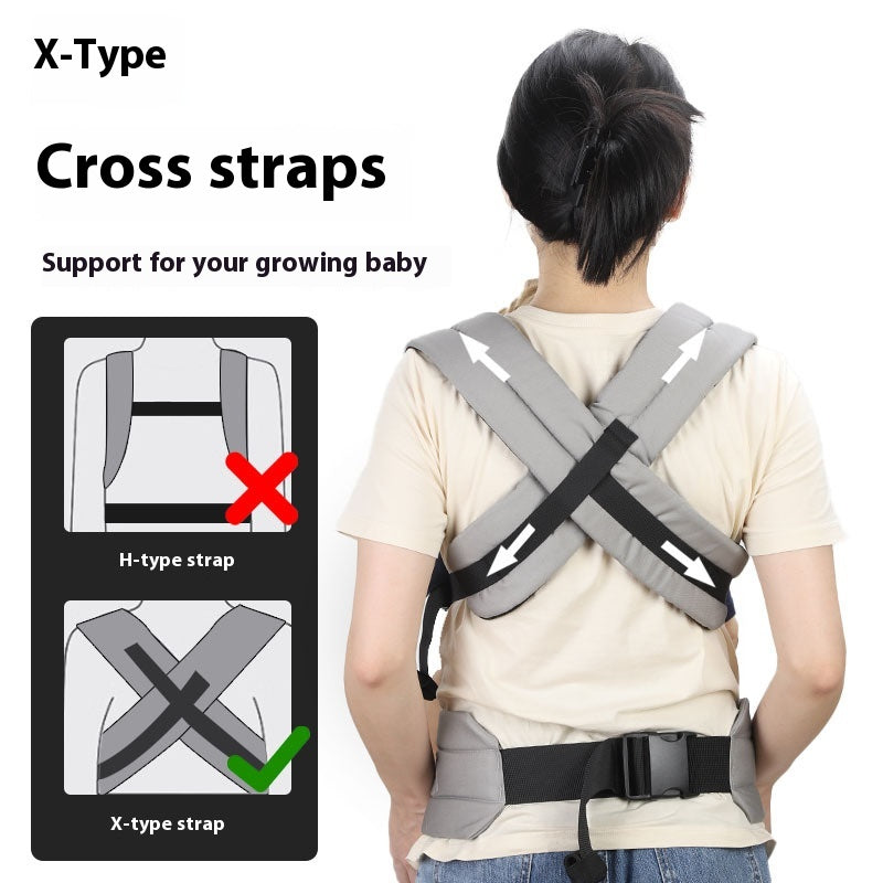 Baby Carrier Strap Baby Epaule avant et dos coton