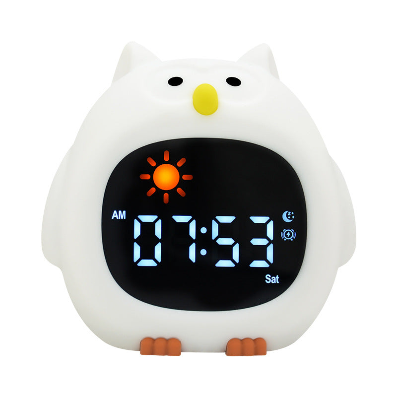 LED bande dessinée animal Lion réveil horloge de nuit