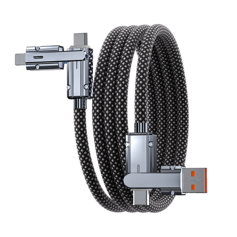 48 zinc alloy braided data cable