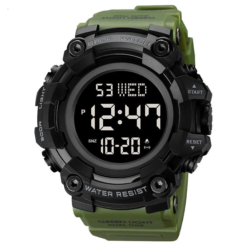 Mode Grande montre cadran pour les étudiants masculins tendance étanche