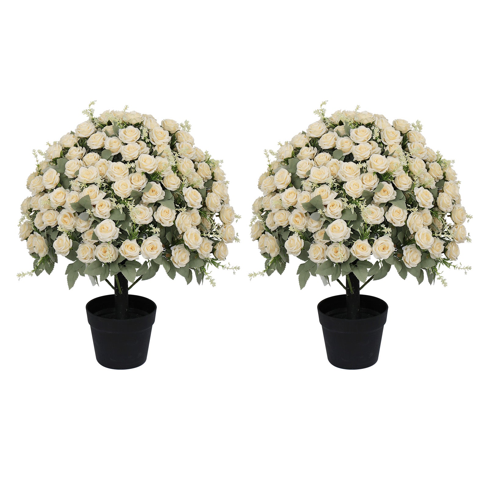 Décoration de rose artificielle de 24 pouces résistant aux UV