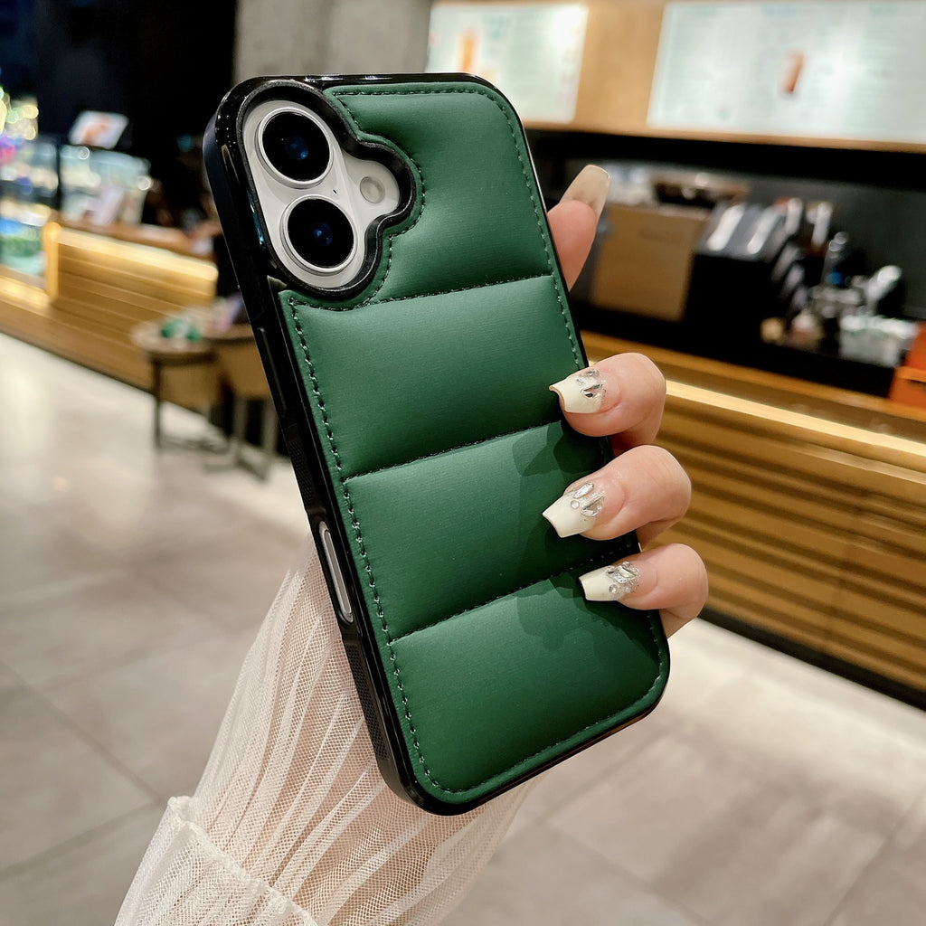 Mode Macaron Premium Jacket down Case téléphone