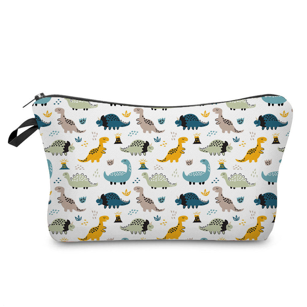 Cartoon Dinosaur Imprimer Sac de maquillage