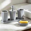 Set de salle de bain de distributeur de sanitizer à la main de style pompe