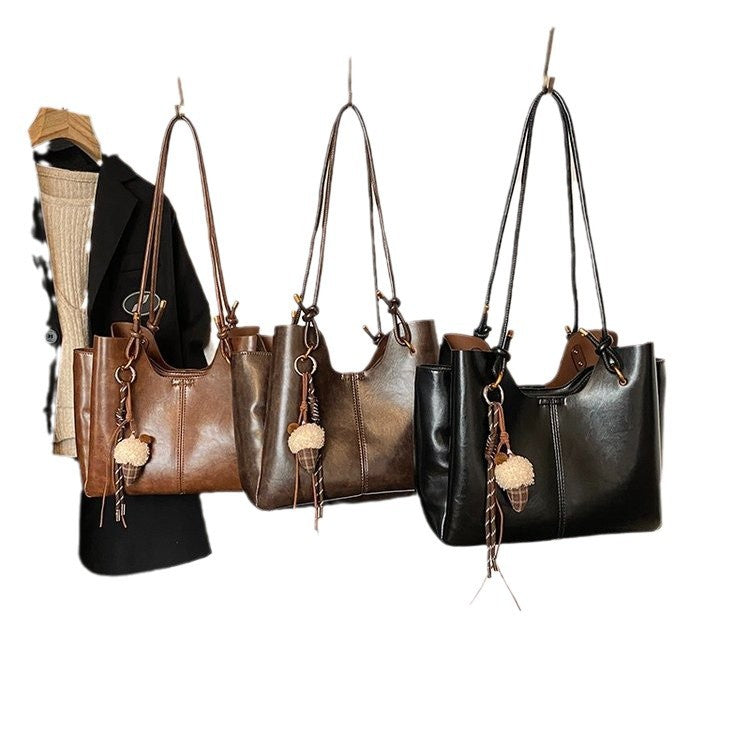 Sac à épaule polyvalent pour femmes de grande capacité