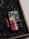 INFN Art étudiant Palette cas de téléphone créatif