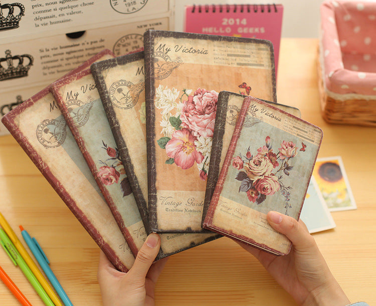 Carnet de notes retro européen créatif