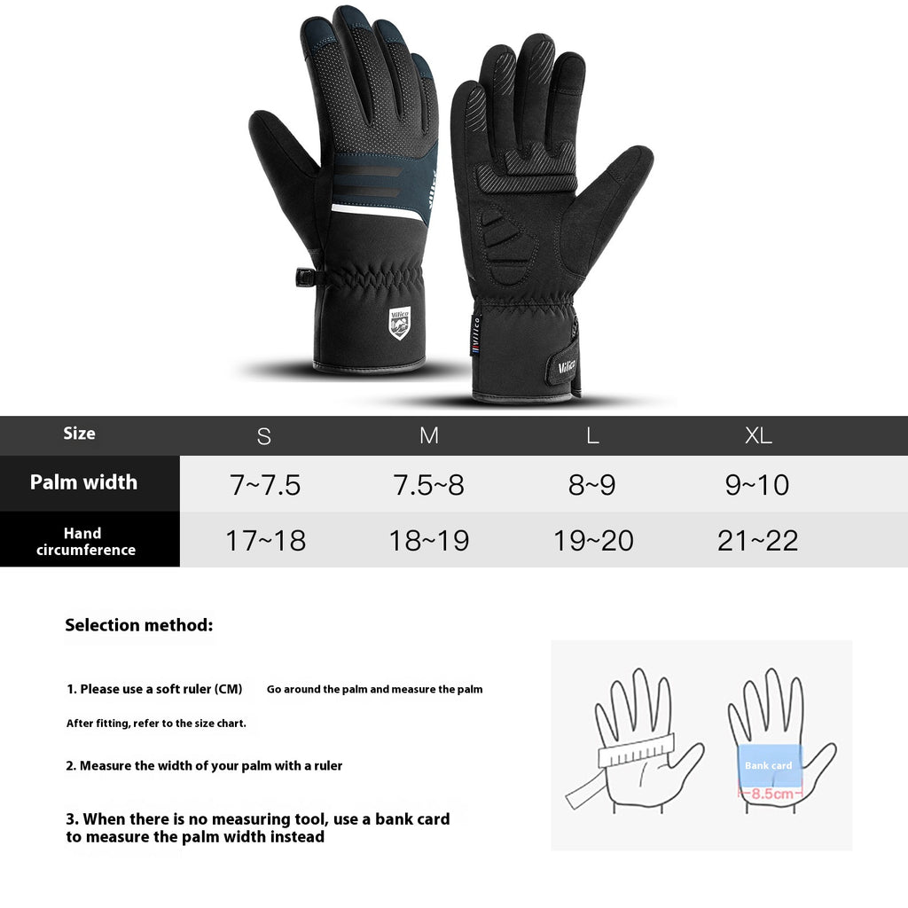 Gants extérieurs antidérapants Velours froids résistants à l'usure