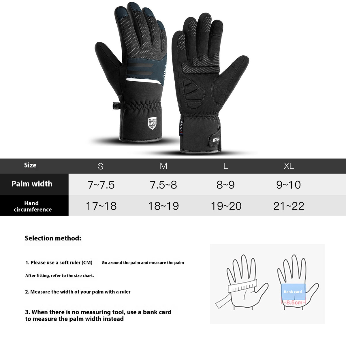Gants extérieurs antidérapants Velours froids résistants à l'usure