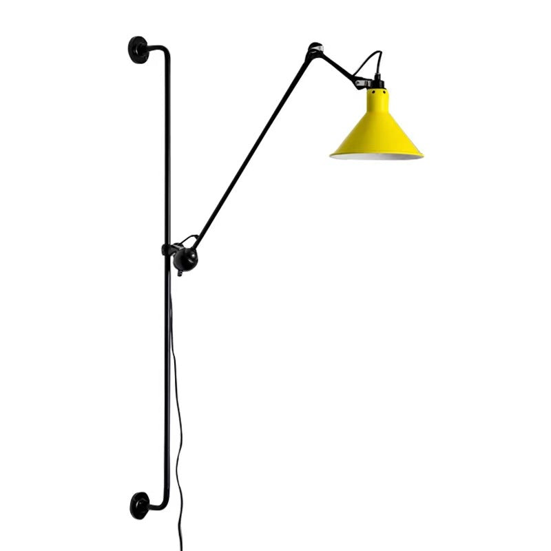 Rotation Rocker Arm Lampe murale de protection des yeux avec prise