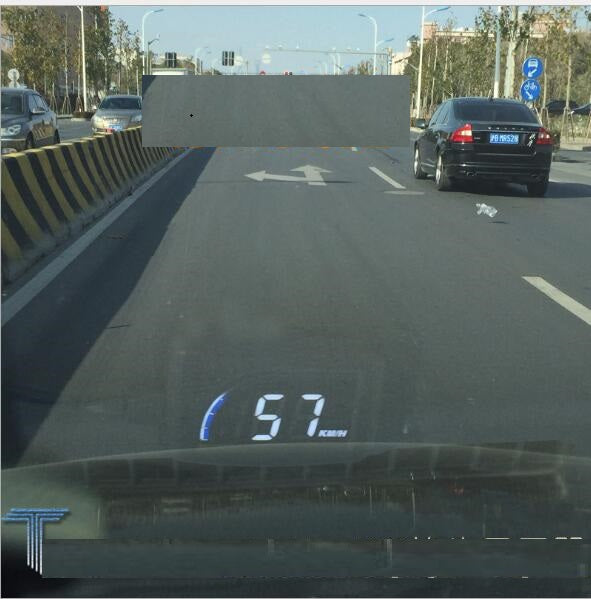 A101 affichage tête haut HUD vitesse vitesse eau température petit kilométrage OBD universel voiture dis