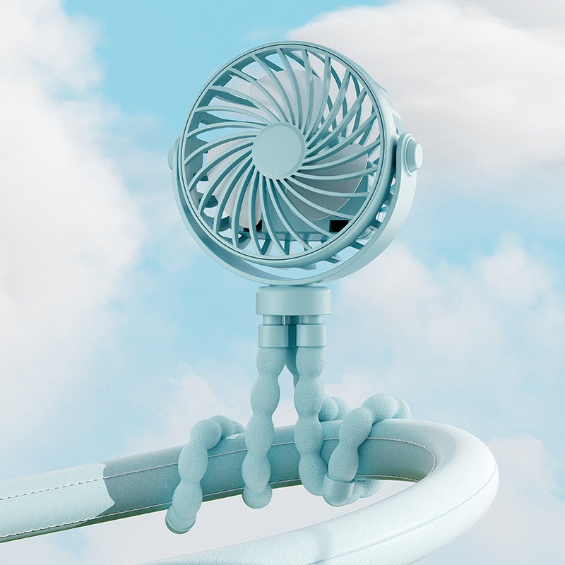 Mini ventilateur portable de bureau en forme d'octopus