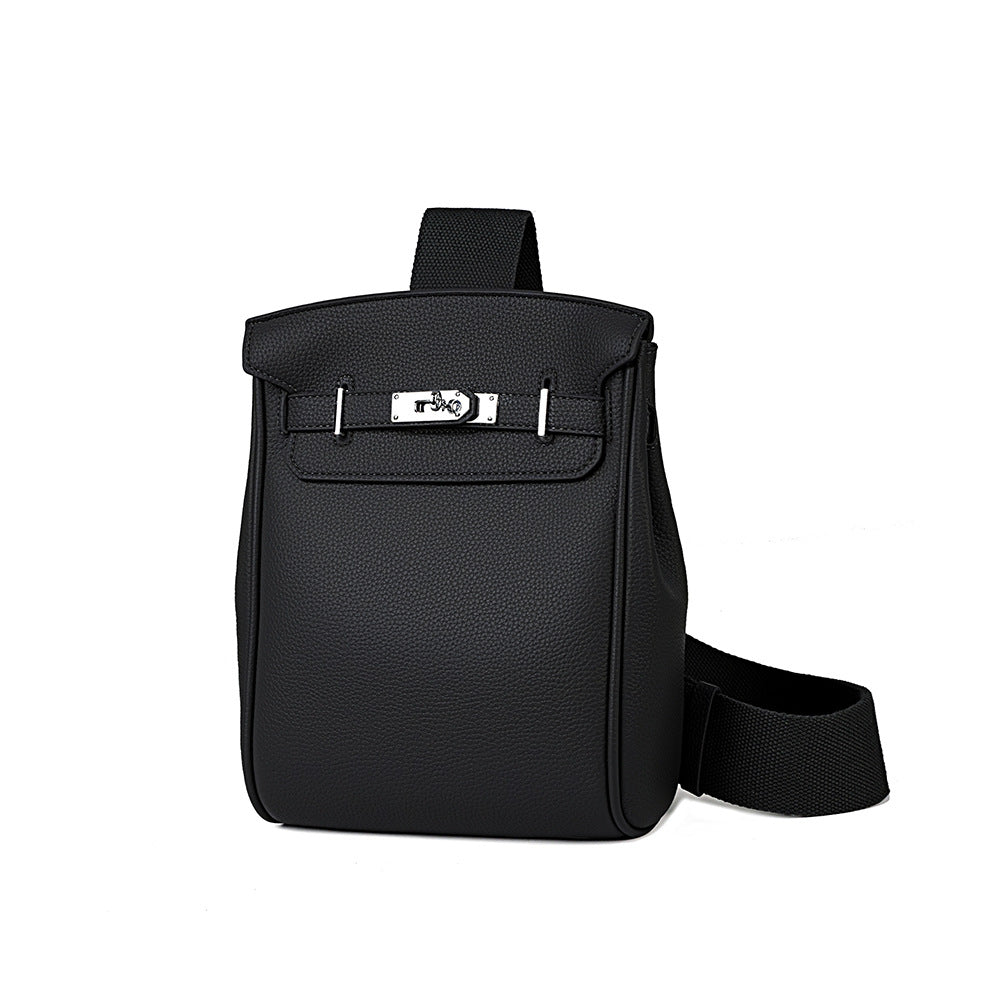 Sac de corps minimaliste pour homme Sleek Léger et de couleur solide