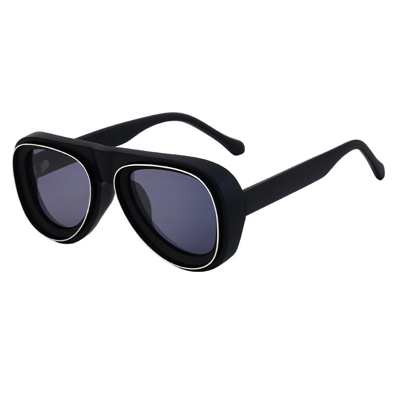 Lunettes de soleil Aviator de style européen et américain pour hommes