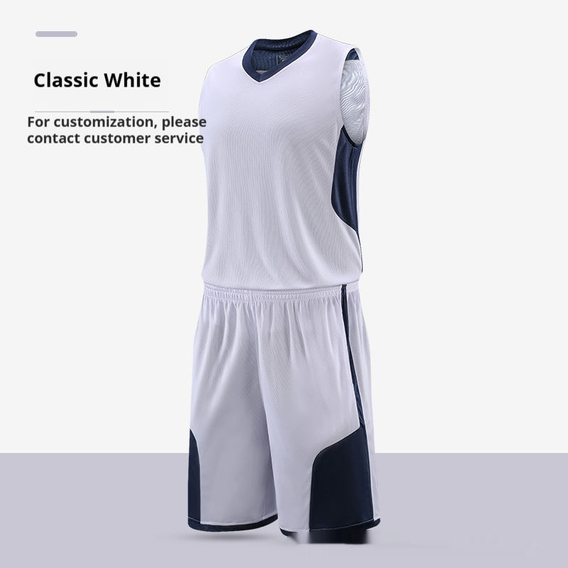 Basketball wear Suit Training Competition Team Uniform Team Vest Printed Breathable Sports