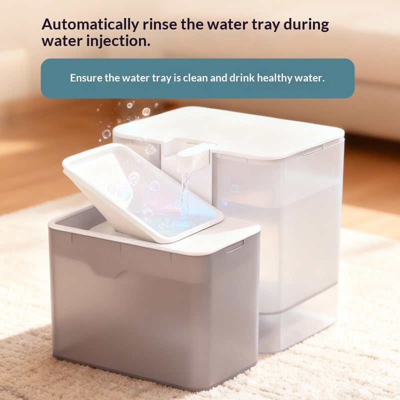 Fontaine à eau pour chat avec séparation des impuretés