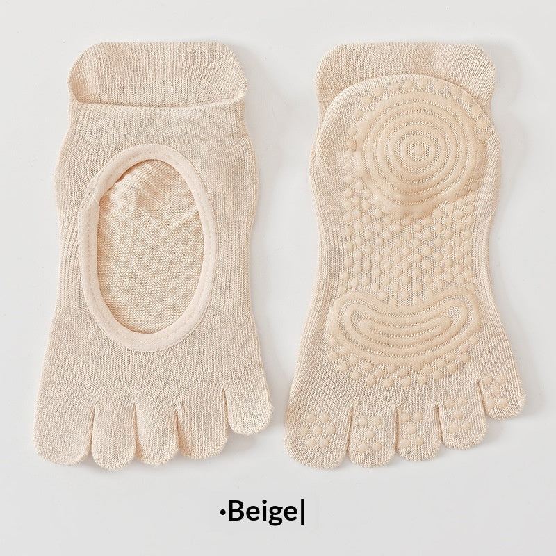 Chaussettes de yoga pour femmes d'été avec talons coupés et design sans dos