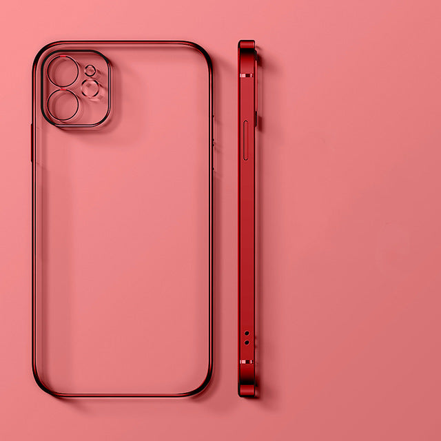 Étui de téléphone mobile ultramince transparent