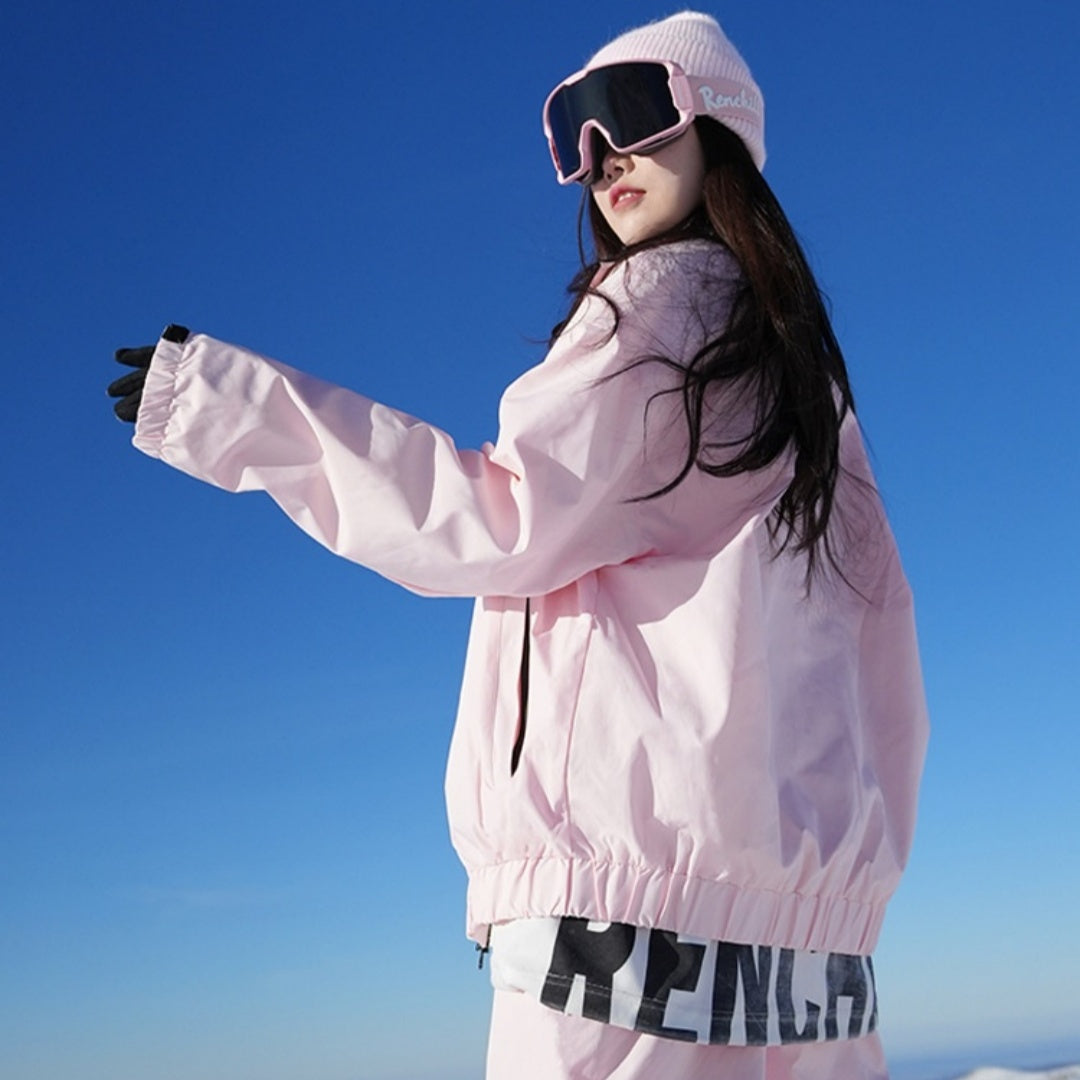 Hiver Outdoor Étanche Single and Double Skateboard Ski Suit Vêtements et pantalons Cou