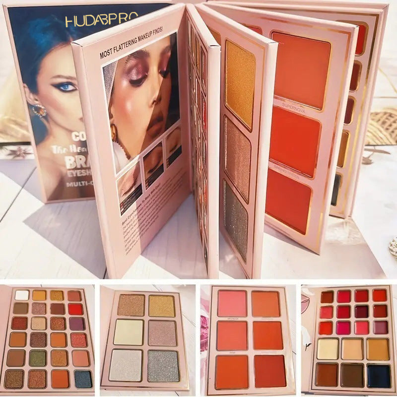 78-Color Palette de maquillage mate perlescente