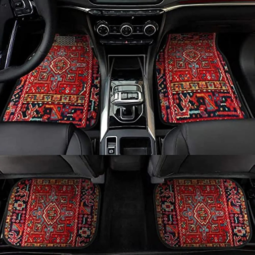 Tapis de voiture style bohème ancien tapis
