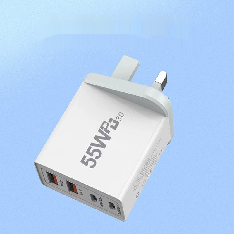 Prise de recharge mobile USB multi-port 55W