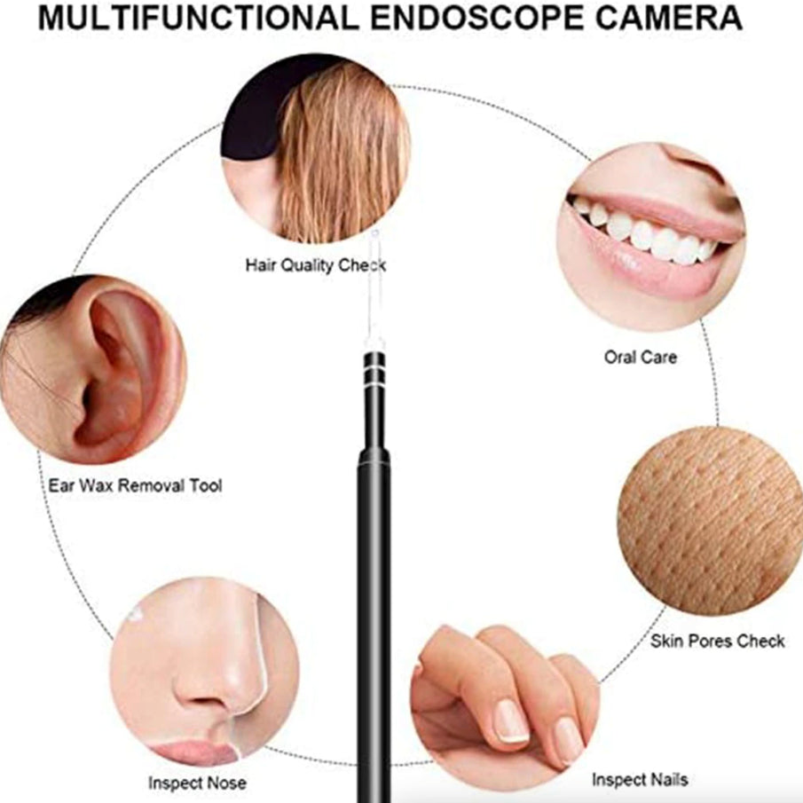 HD LED Endoscope endoscope endoscope appareil photo de cire choix de nettoyage outil de nettoyage Kit de suppression