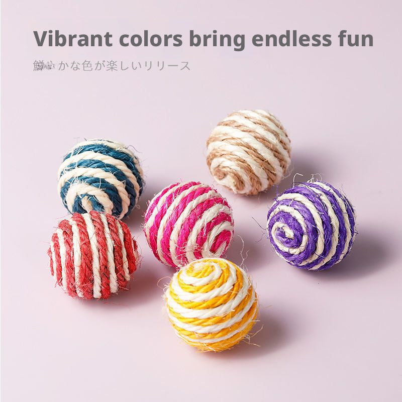 Color of sisal balls