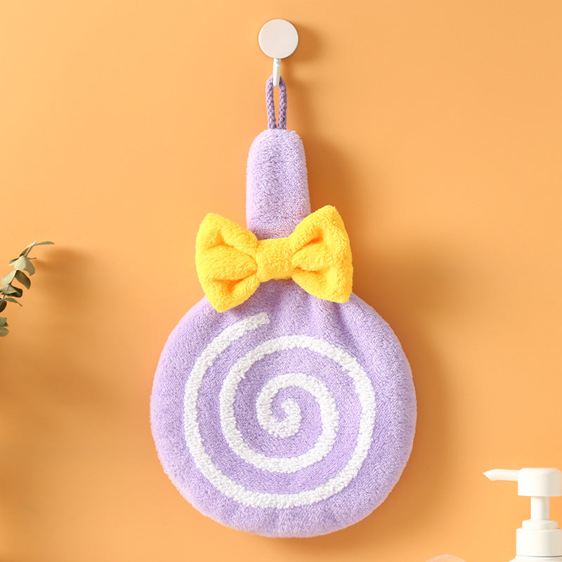Serviette à main de Lollipop à l'épaisseur d'eau