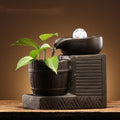 Fontaine décorative en céramique circulaire Petit humidificateur