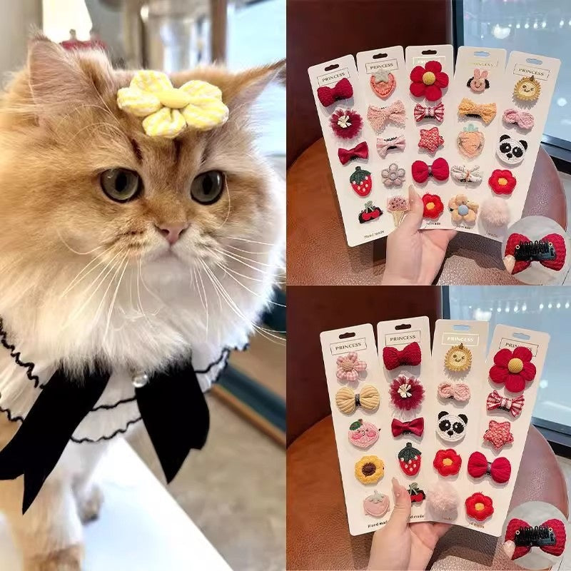 Pet Hair Clips Dog Baby Poodle Hair Accessories Chat