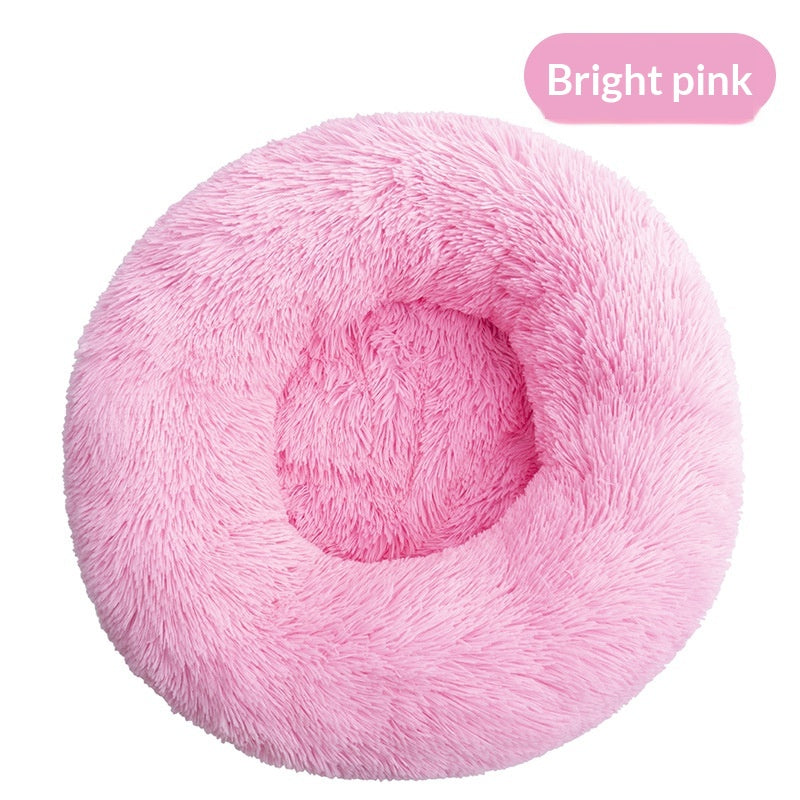 Lit de chien amovible et lavable Détachable Lit de chat en peluche