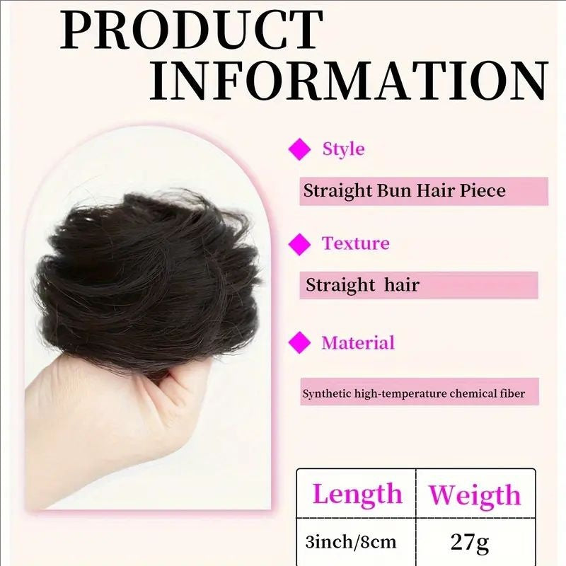 Simulation de boucles de cheveux féminines avec perruque et bande de caoutchouc