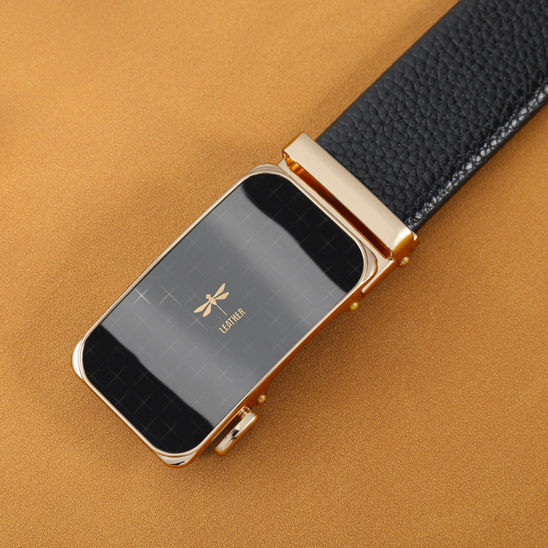 Men's Casual Business Split Leather Belt