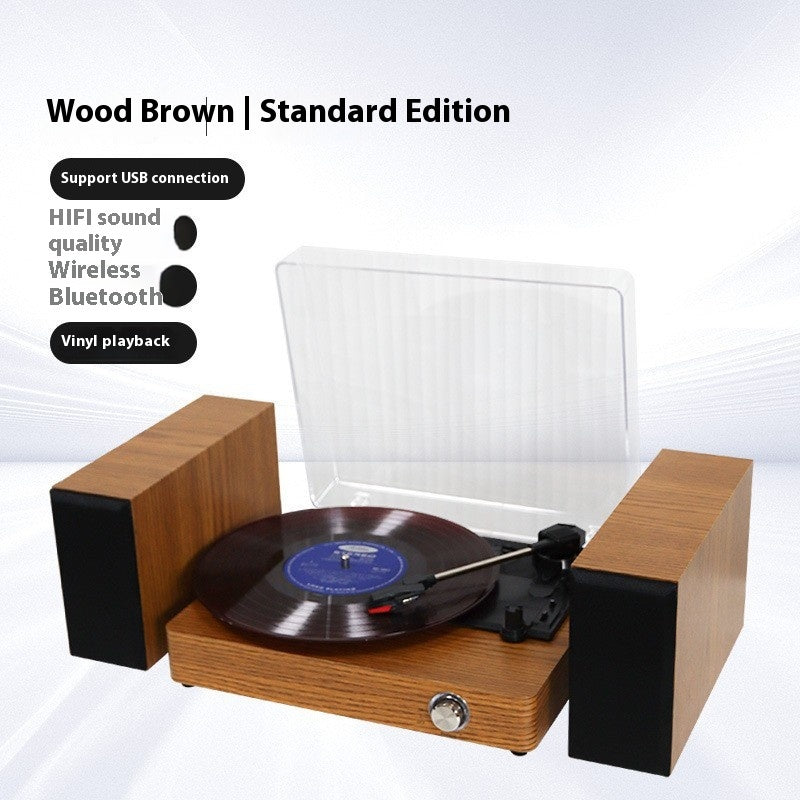 Ornements de rétro-rétro Bluetooth intégré lecteur d'enregistrement de vinyle