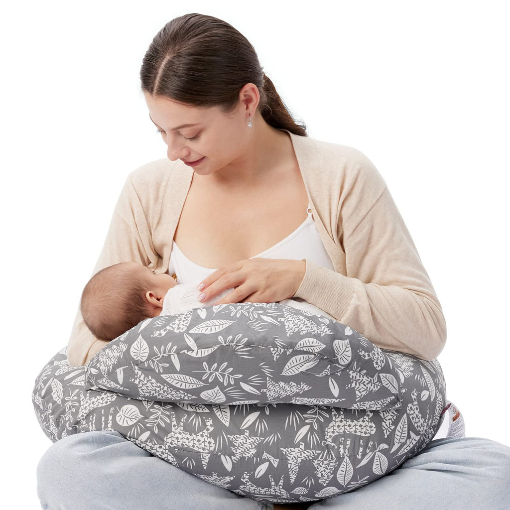 Oreiller d'allaitement Oreiller d'allaitement bébé Oreiller multifonctionnel amovible