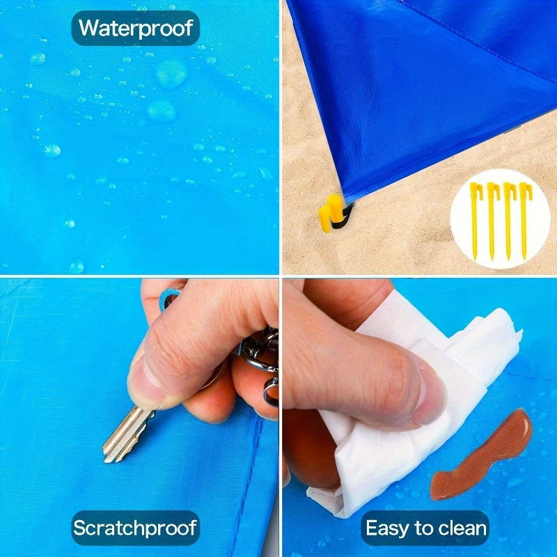 Couverture de plage imperméable extra grand sable