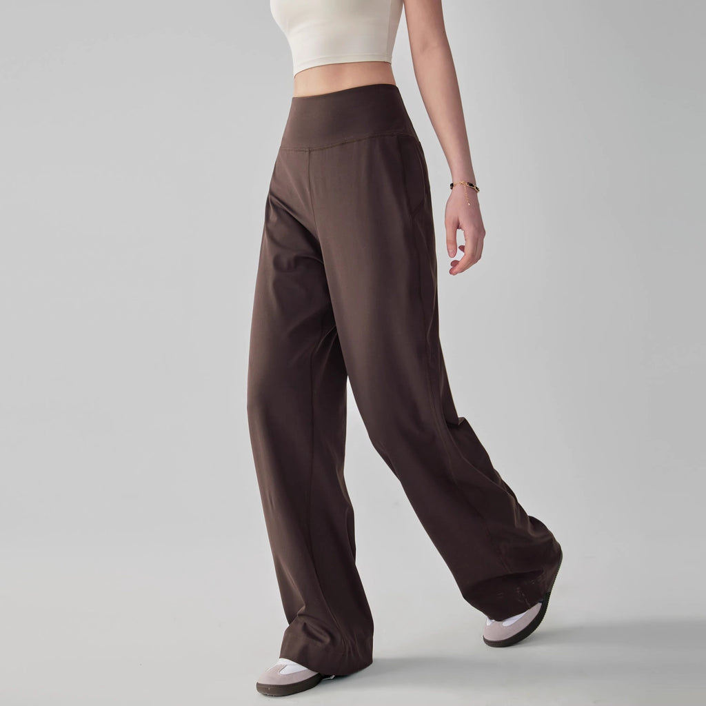 Pantalons de fitness à jambes droites