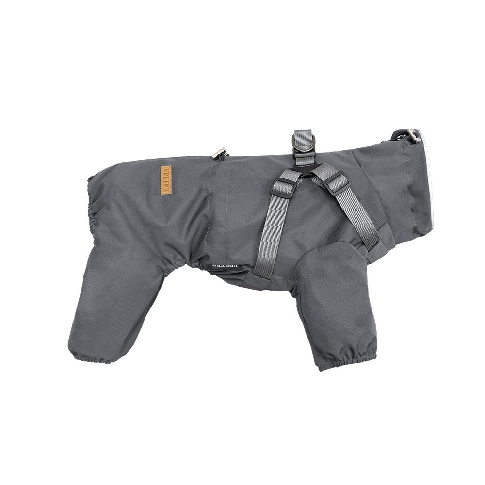 Personnalité de mode Chien Pet Un-pièce Raincoat